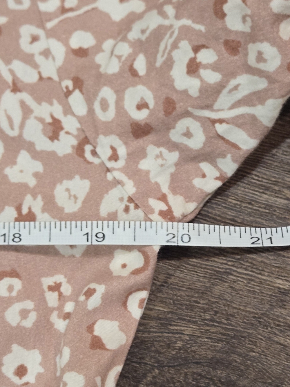 Reistor Floral Dusty Rose Long-Sleeve 100% Organic Cotton Dress - Picture 7 of 9